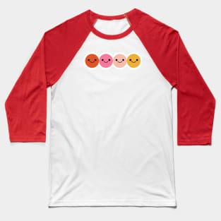 Smiley Row Baseball T-Shirt